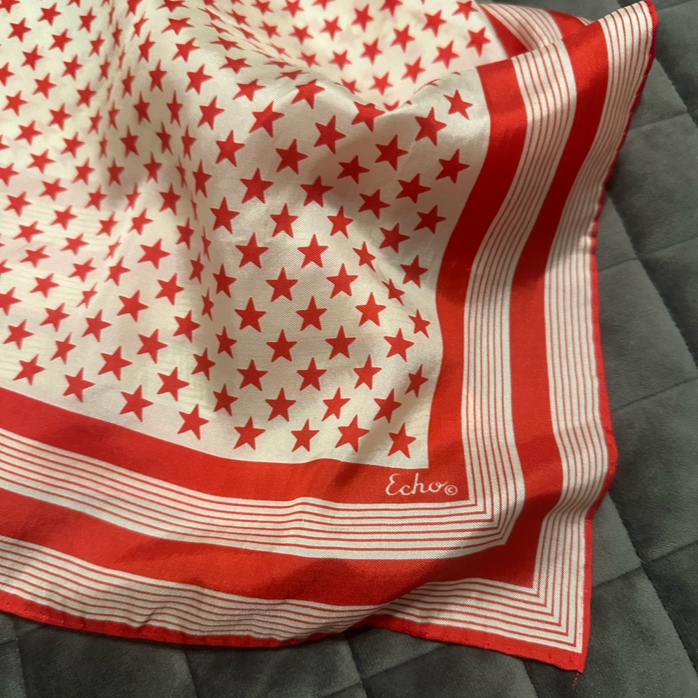 Vintage Echo Silk mix Scarf